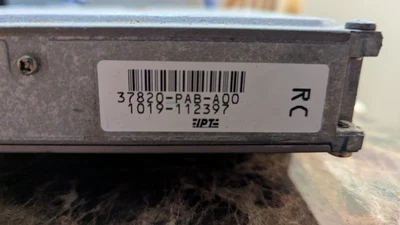98-99 HONDA ACCORD MT (MANUAL) ECM ECU PCM 37820-PAB-A00 - Image 1 of 3