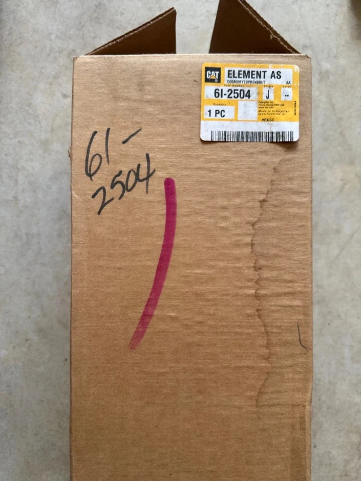 CAT 6I-2504 Element AS Engine Air Filter 6I2504 Genuine OEM New in Box - Image 1 of 1