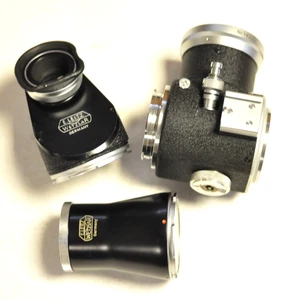Leica Leitz M Visoflex I Gerät mit 90 und 45 Grad Lupen. - Bild 1 von 6