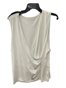 Top frontal envolvente Soft Surroundings blanco roto para mujer talla 2X ETIQUETAS NUEVAS - Imagen 1 de 5