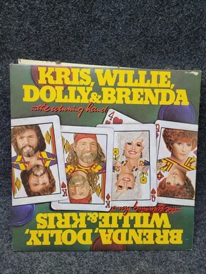 Vintage 1982 Winning Hand 2LP Vinyl Kristofferson Nelson Parton Lee Country - Image 1 of 4