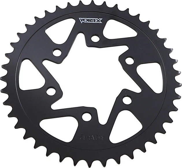 Vortex Steel Rear Sprocket 42T 520 Black #452AS-42 for Kawasaki Foto 1 de 1