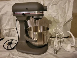 KitchenAid Proline KSM5 Matt Grau Arbeitsplatte Standmixer mit Aufsätzen - Bild 1 von 6