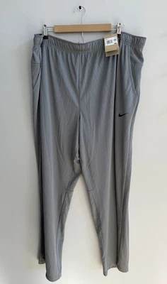 NOVA Calça de Treino Nike Totality DRI-Fit Cinza Masculina Tamanho 4XL Cintura Elástica - Imagem 1 de 4
