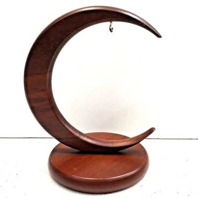 Enesco Media Luna Vacaciones Adorno Exhibición Colgador Madera Celestial Halloween Foto 1 de 3