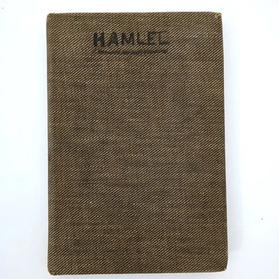 Hamlet Prince of Denmark Shakespeare Hardcover Book Joseph Quincy Adams 1929 Foto 1 de 4