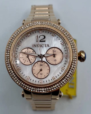 Invicta Bolt Women's Watch  Rose Gold Tone With Mother of Pearl Dial  48863 - Image 1 of 4