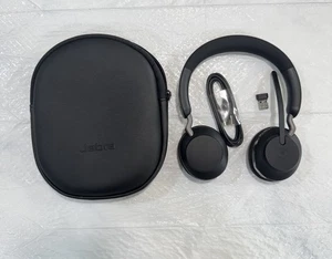 Jabra Evolve2 65 Black Stereo Wireless Headset New - Afbeelding 1 van 5