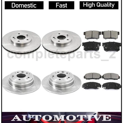 Juego de pastillas de freno de disco rotor de freno de disco para Acura TL DuraGo 1999-2003 6 piezas Foto 1 de 4