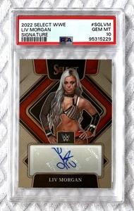 2022 WWE PANINI SELECT SIGNATURES LIV MORGAN AUTOGRAPH #SG-LVM PSA 10 GEM MINT - Picture 1 of 1