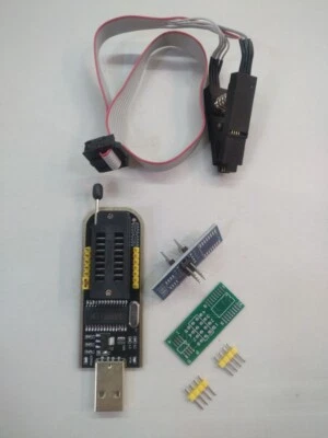 CH341 Pro USB BIOS Programmer EEPROM Flasher - SOP8 Testclip & Zubehör - Bild 1 von 4