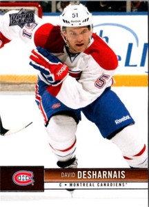 2012 Upper Deck David Desharnais #97 Montreal Canadiens