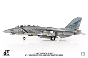 1:72 JC Wings F-14D TOMCAT,US NAVYVF-2 BOUNTY HUNTERS 2002 Fighter Diecast Model - Picture 1 of 18