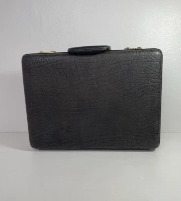 Ricardo Maletín de Cuero Guijarro Gris Oscuro Gamuza Organizador de Trabajo Ver Descripción Foto 1 de 4