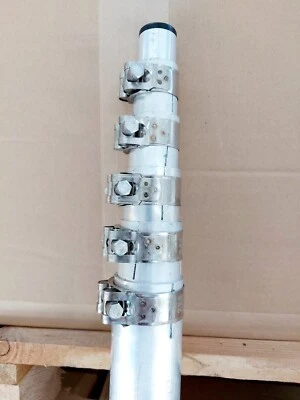 Maas Aluminium Teleskopmast für Antenne - 6 Elemente - ausziehbar bis 7,8 Meter - Bild 1 von 3