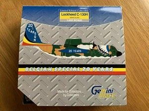 Belgische Luftwaffe Hercules C-130H Diecast Gemini Macs Modell 1:400 GMBAF010 NEU - Bild 1 von 11