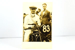 Ernst Jakob Henne BMW Motorad R-11 Motorcycle Racing RPPC Photo Postcard - Picture 1 of 5