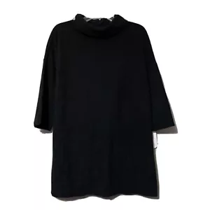 Ingrid & Isabel Womens Maternity Black Fleece Tutrleneck Top Size XS New - Picture 1 of 8