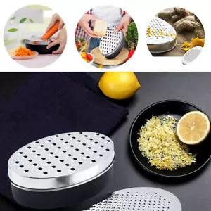 Kitchen Stainless Steel Grater Storage Container Vegetable Fruit Cheese Chopper - Picture 1 of 6