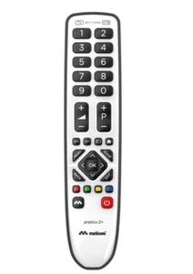 Meliconi Gumbody Pratico 2+ telecomando IR Wireless TV, Set-top box TV Pulsanti - Foto 1 di 2