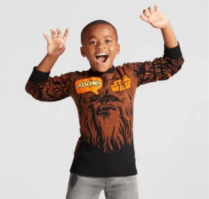 NWT Youth Boys Star Wars Chewbacca Sweater - Sz XL - Picture 1 of 3