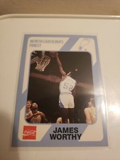 1989 Collegiate Collection #23 JAMES WORTHY  North Carolina's Finest 1st Edition
