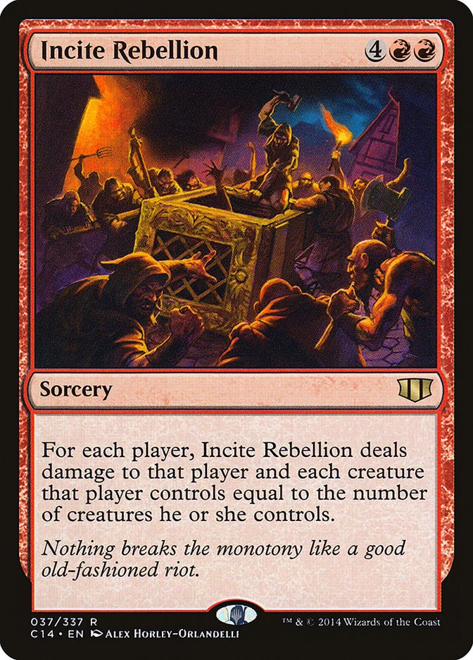Incite Rebellion [Commander 2014] Magic MTG - Image 1 of 1