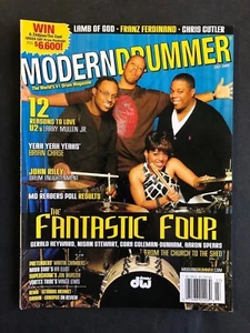 Modern Drummer Magazine July 2009 The Fantastic Four - From Church to the Shed - Picture 1 of 2