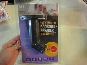 AB2 wall and ceiling Audio basics complete Bookshelf speaker mounting kit Omni - Picture 1 of 6