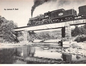 Biloxi Blues Star S&A 4-6-2 #200 Crosses Frog Bayou Creek Bridge Vtg Mag Excerpt - Picture 1 of 1