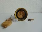 French Brocot Clockwork Original Pendulum And Key Excellent Working Conditon