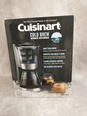 Cuisinart Cold Brew Coffee Maker - DCB-10  Silver Black New in Box - Image 1 of 4