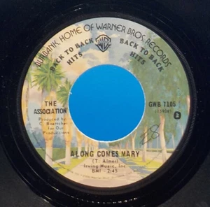 The Association 45 Along Comes Mary / Cherish - NM H10 - Picture 1 of 2