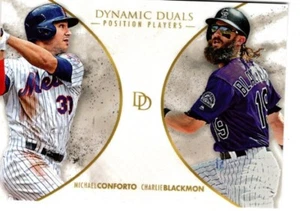 CONFORTO & BLACKMON 2018 TOPPS ON DEMAND 8 DYNAMIC DUALS POSITION PLAYERS - Picture 1 of 2