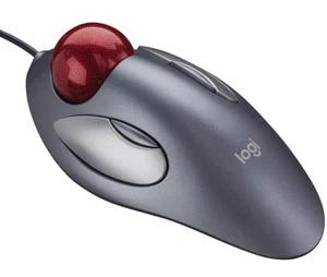 Logitech T-BC21 USB Wired Optical Trackman Marble Mouse Trackball - Bild 1 von 4