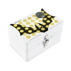 BAT-SAFE MINI Caja de Carga de Batería de Seguridad Estuche de Metal Impermeable A Prueba de Explosiones - Imagen 1 de 8