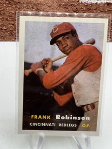 1991 Topps East Coast National 1957 Topps Frank Robinson Rookie ristampa - Foto 1 di 2