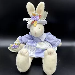 Russ Berrie Easter Bunny Rabbit Lavendette Plush Stuffed Animal 17” Baby Core - Picture 1 of 12