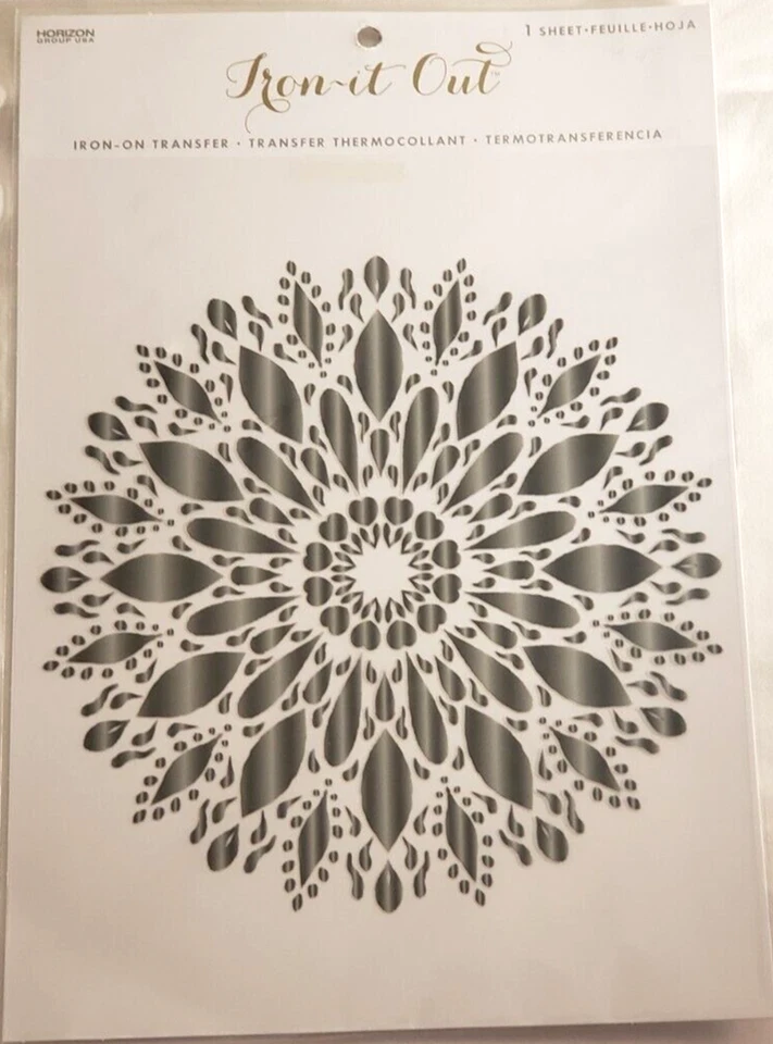 HORIZON Iron-It Out STARBURST Iron-On Transfer – 1 Sheet - Image 1 of 1