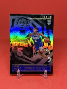 2020-21 Panini Illusions NBA Immanuel Quickley base RC #154 New York Knicks