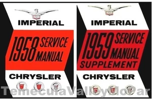 Factory Shop - Service Manual Set for 1958-1959 Chrysler & Imperial - Picture 1 of 1