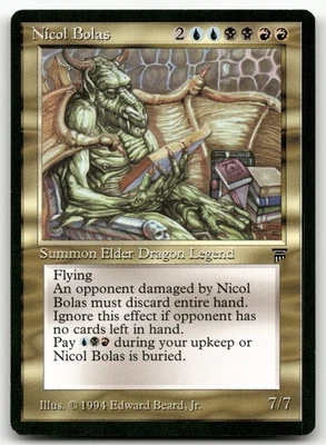 Nicol Bolas (NM) Legends LEG Magic MTG - Image 1 of 2
