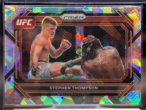 2023 Panini Prizm UFC Stephen Thompson Ice Prizm #91 Welterweight - Picture 1 of 2