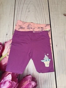 New Star Wars Baby Yoda Girls 2-PC Set Shorts Size XL (14/16) Pink / Purple - Picture 1 of 2