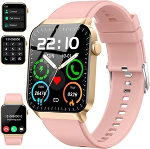 Smartwatch Uomo Donna, 1.85" HD Orologio Bluetooth Effettua/Risposta Chiamate, 1 - Foto 1 di 12