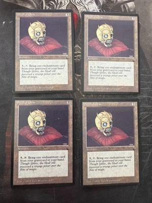 *** THE DARK 4x Skull of Orm ***  2 LP, 2 NM Clean! - DUTY FREE MtG Magic - Image 1 of 2