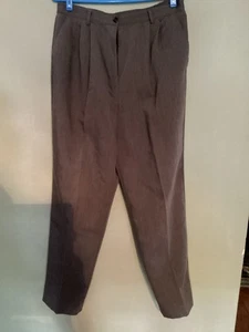 Sag Harbor Women's Darkgray Wool Blend Pants Size 12 - Picture 1 of 3
