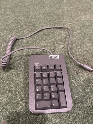 Adesso External PS/2 Number Numeric Keypad w/ side PS/2 Port- AS IS - Image 1 of 3
