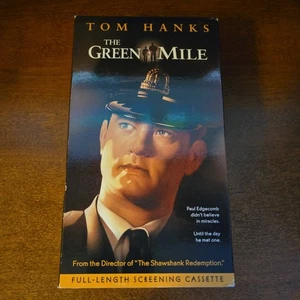 The Green Mile Screener Promo VHS VCR Video Tape Used Tom Hanks - Picture 1 of 6