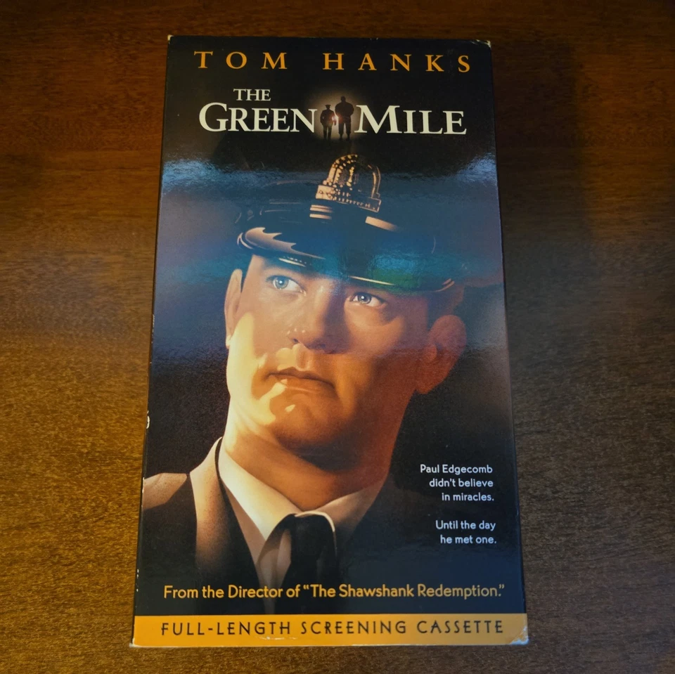 The Green Mile Screener Promo VHS VCR Video Tape Used Tom Hanks  Foto 1 de 4